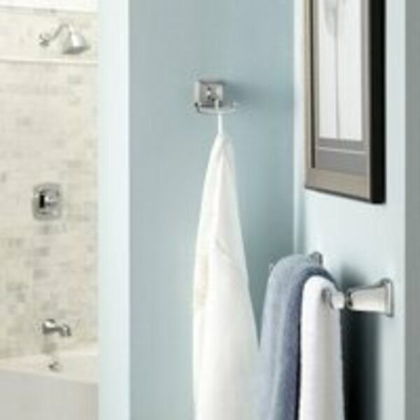 Creative Specialties Moen Boardwalk Series Towel Bar, 24 in L Rod, Zinc, Chrome, Wall Mounting Y3224CH